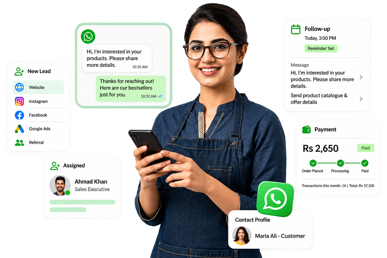 WatiBot WhatsApp CRM Platform